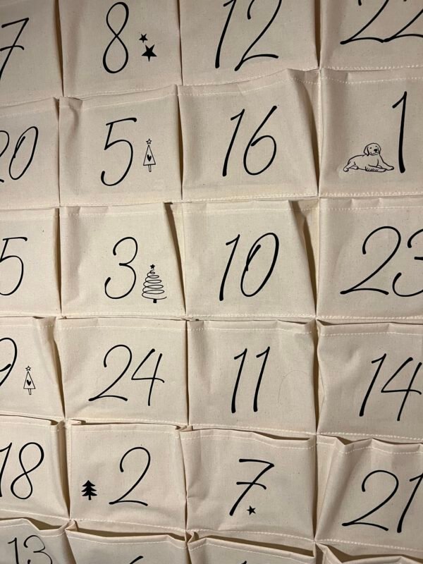 ADVENTSKALENDER - Canvas - 24 Taschen – Bild 5