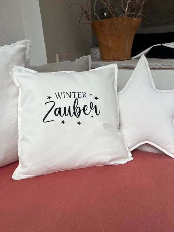 Kissen / Bügelmotiv "Winter Zauber" (2) – Bild 2