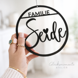 Türschild - Familie - personalisiert