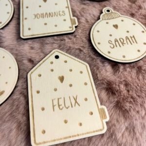 Geschenkeanhänger - personalisiert