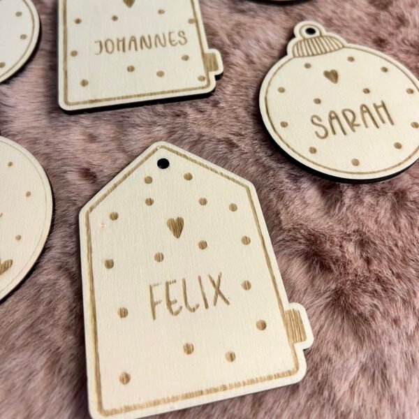 Geschenkeanhänger - personalisiert