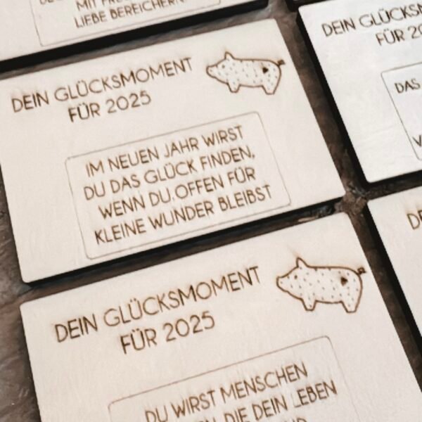 Glückskarten-Set für Silvester – Bild 4