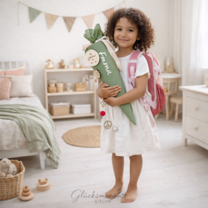 Schultüten Anhänger Set Happy Peace