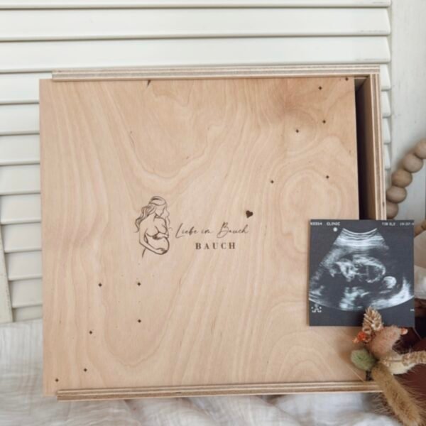 Erinnerungsbox zur Schwangerschaft | personalisiert – Bild 4