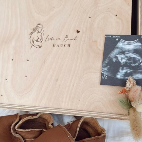 Erinnerungsbox zur Schwangerschaft | personalisiert – Bild 5