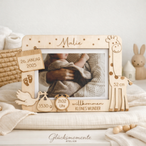 Fotorahmen zur Geburt