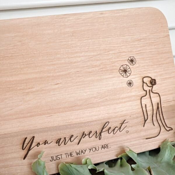 Frühstücksbrett  you are perfect – Bild 2