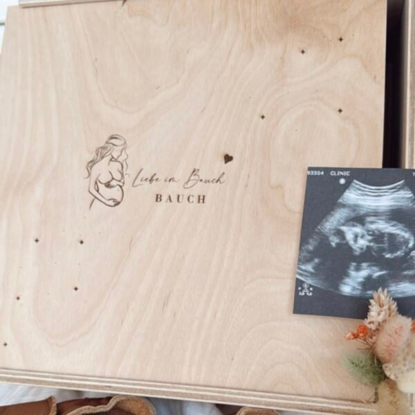 Erinnerungsbox zur Schwangerschaft | personalisiert – Bild 2