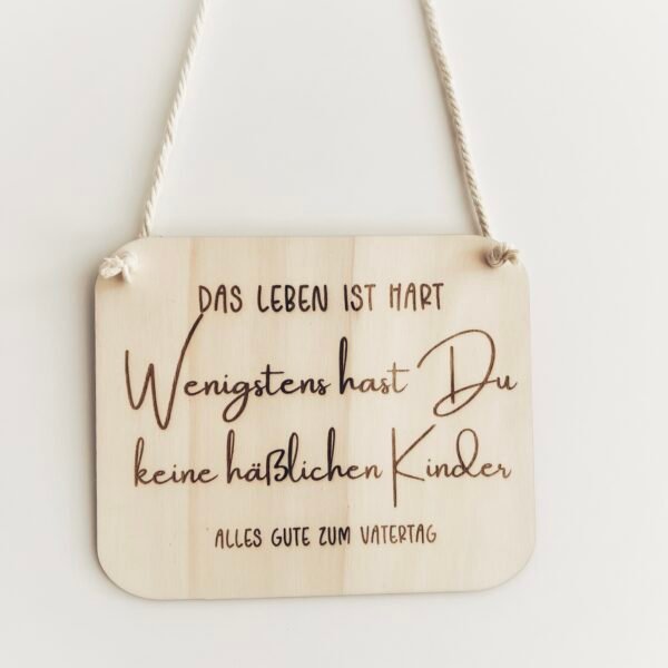witziges Schild zum Vatertag – Bild 2