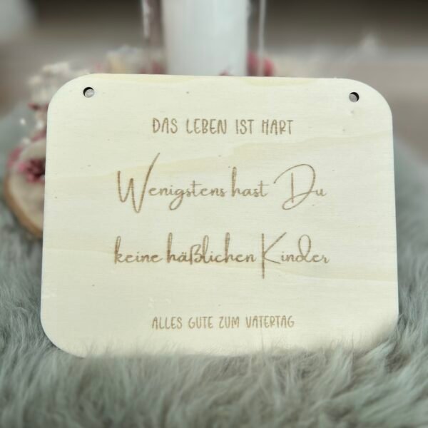 witziges Schild zum Vatertag – Bild 3
