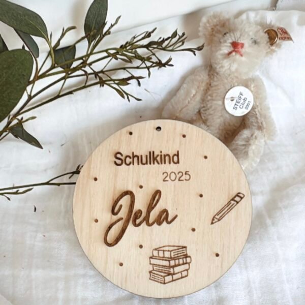 Schultüten Anhänger -Bücher- personalisiert – Bild 2