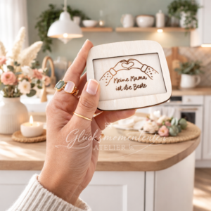 Mama / Papa Holzkarte