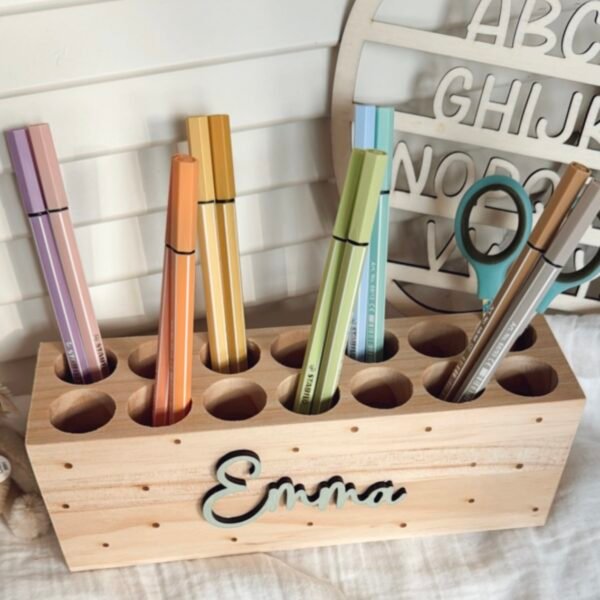 Stiftehalter / Schreibtischorganizer / Montessori – Bild 3