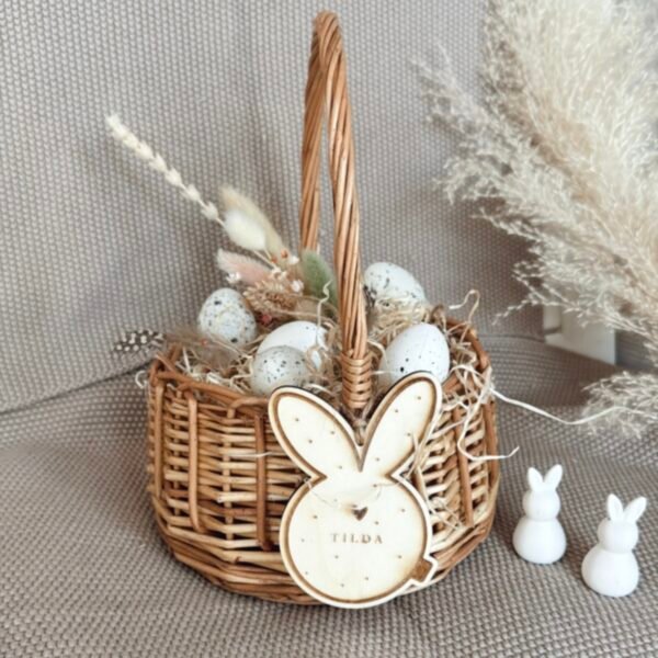 Herzhase-Geschenkanhänger für das Osterkörbchen