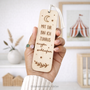 Lesezeichen "eingeschlafen" personalisiert