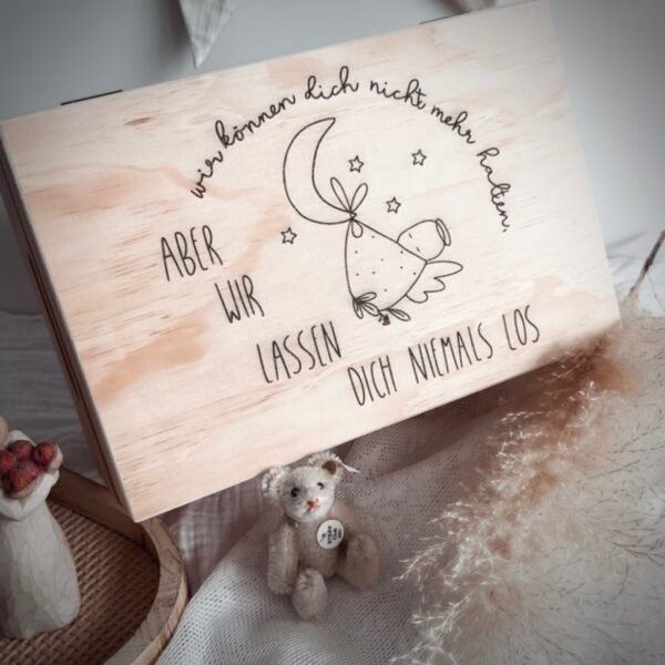 Erinnerungbox Sternenkind |  Babyhimmel | personalisiert – Bild 2