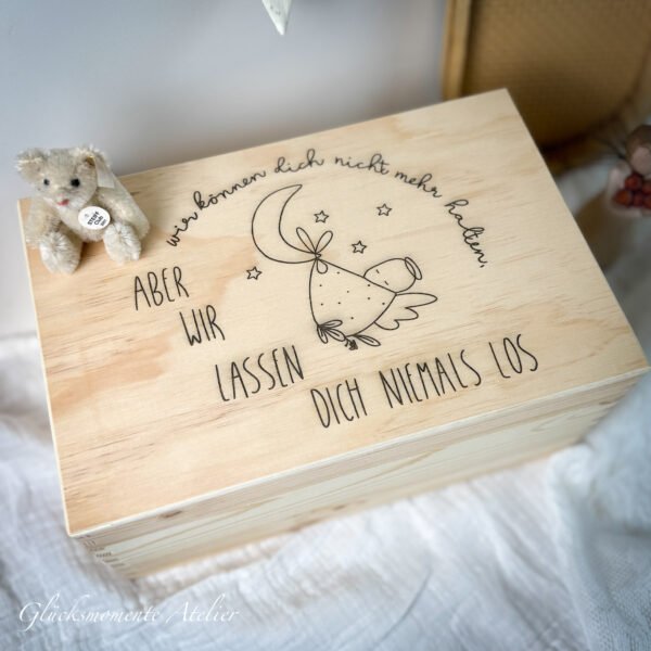 Erinnerungbox Sternenkind |  Babyhimmel | personalisiert – Bild 4