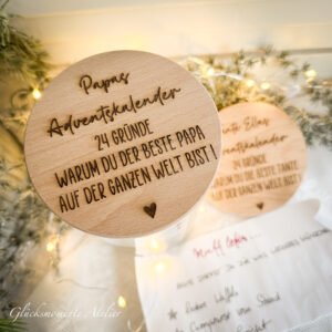Adventskalender Vorratsglas