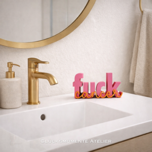 Fuck Cancer | Schriftzug 3D | Statement