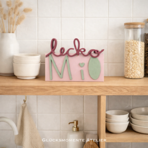 Lecko Mio | Schriftzug 3D | Statement