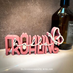 Frühling ! Schriftzug 3D | Statement