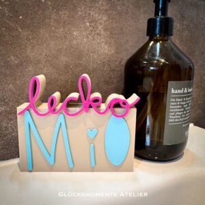 Lecko Mio | Schriftzug 3D | Statement