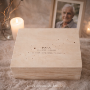 Erinnerungsbox "Papa,irgendwann sehen wir uns wieder" | personalisiert