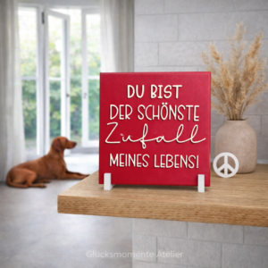 Sprüchekacheln "schönster Zufall"