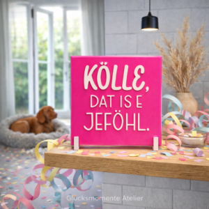 Sprüchekachel "Kölle dat is e jeföhl"