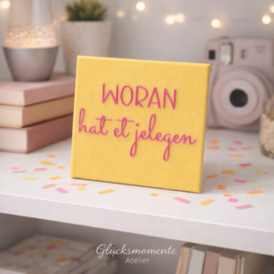 Sprüchekachel "Woran hat et jelegen"