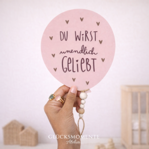 Kinderzimmer Deko | Ballon zur Geburt | Affirmationen