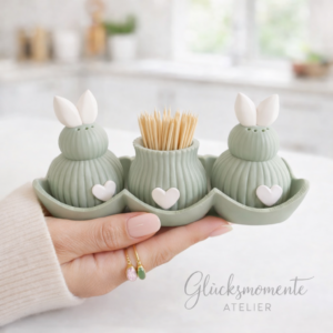 Deko-Hasen Salz & Pfefferstreuer