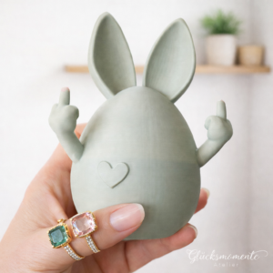 Frecher Osterhase "Fuck you"