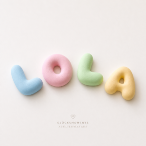 Bubble Buchstaben | 3D | Keramik-Look