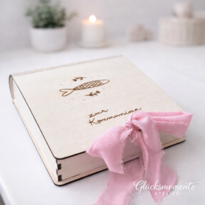 Geschenkebox Fisch zur Kommunion / Konfirmation