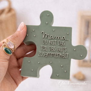 Muttertagsgeschenk "Du bist das wichtigste Puzzleteil..."