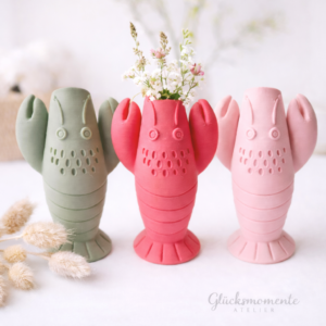 Scandi Hummer Vase für Trockenblumen